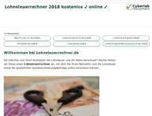 Tablet Screenshot of lohnsteuerrechner.de
